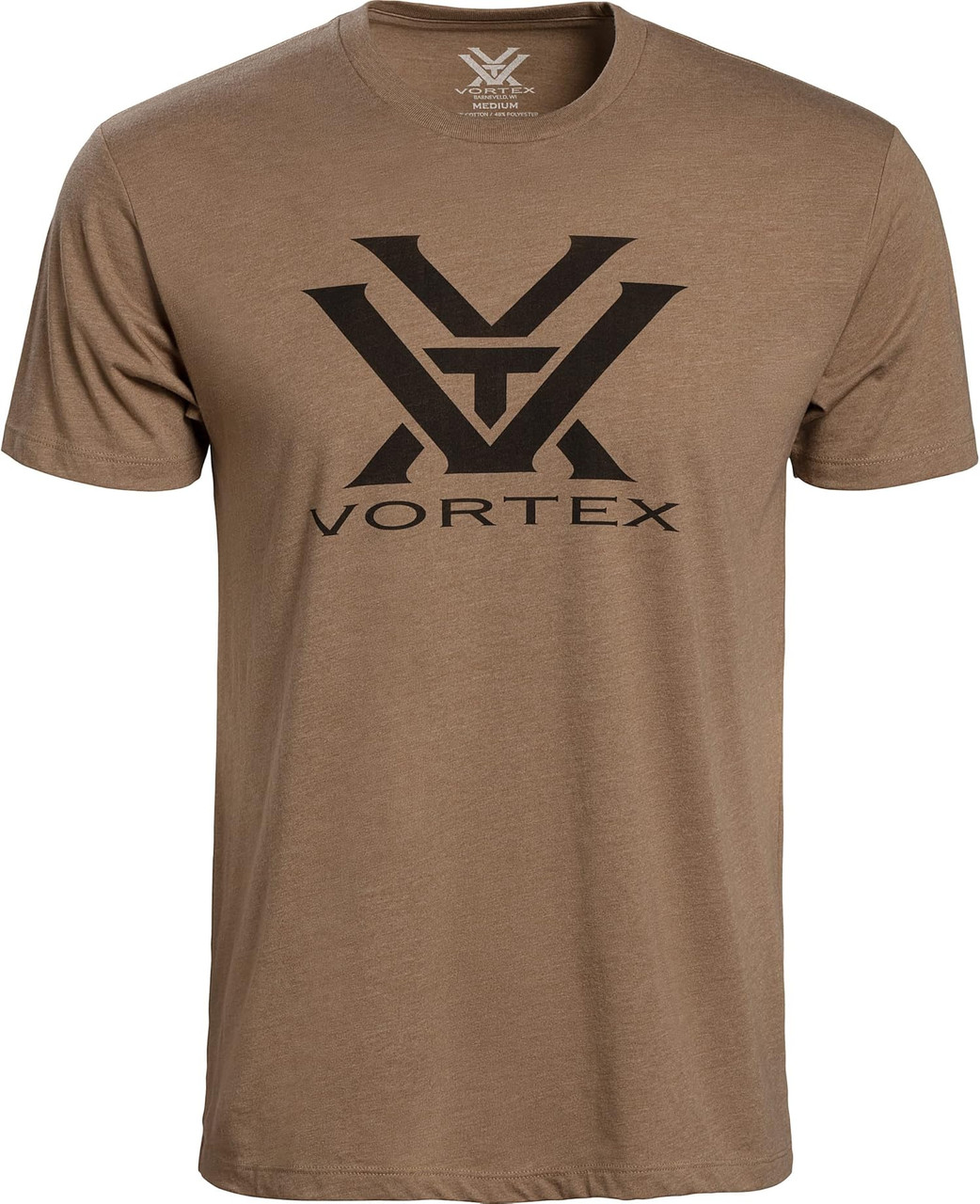 Vortex Optics Men's Core Logo Short Sleeve T-Shirt - Coyote - Medium