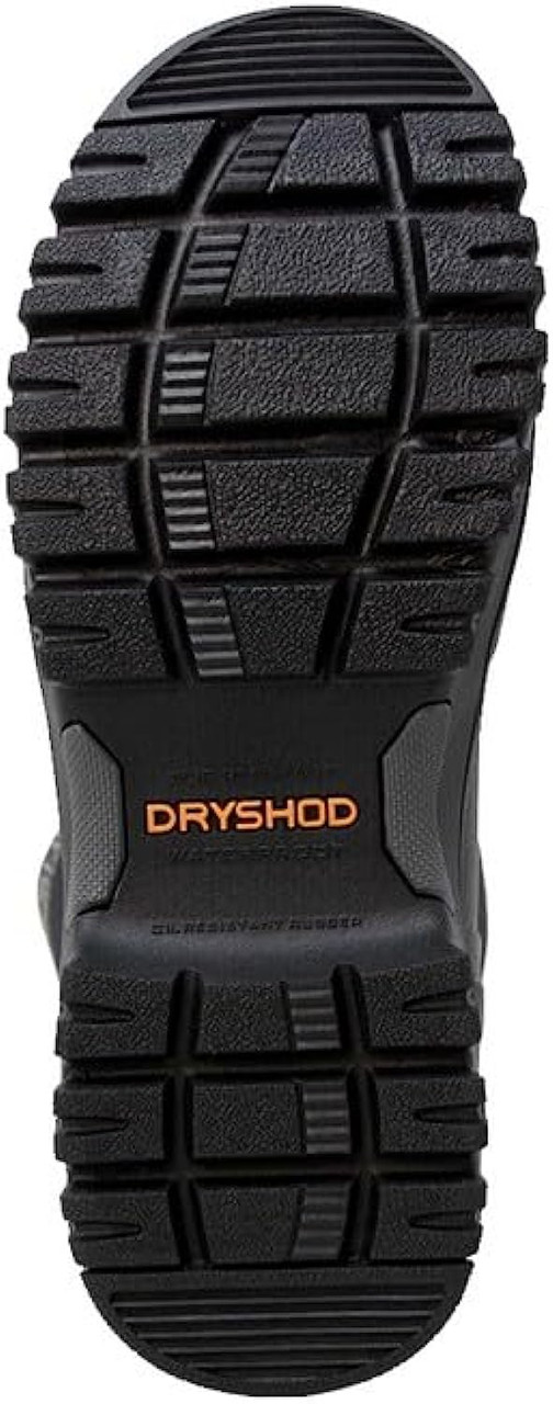 Dryshod Footwear Mudcat HI All Condition Chore Boot Black/Orange - Sz 12