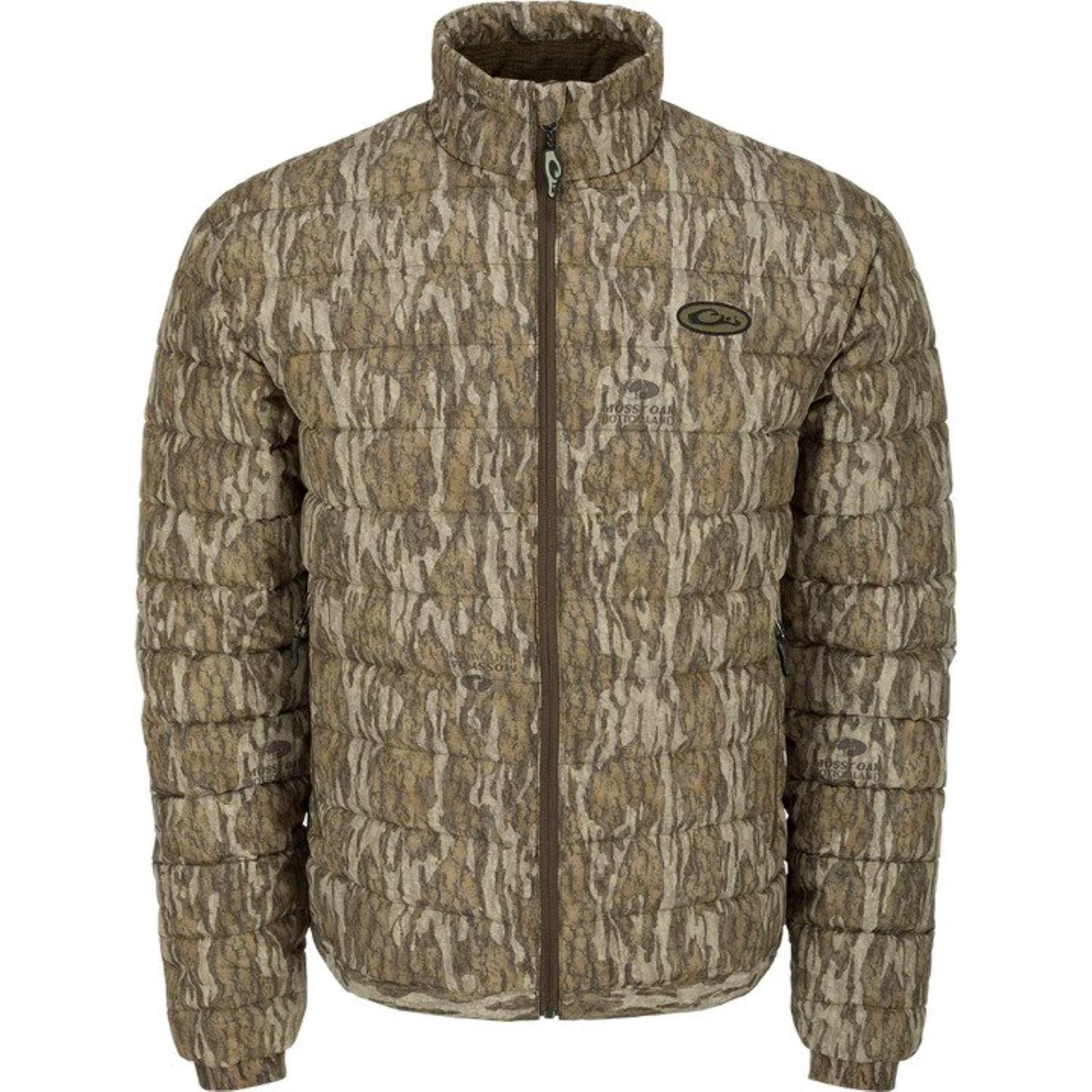 Drake Waterfowl LST Double Down Layering Full Zip-Mossy Oak Bottomland- 2XL