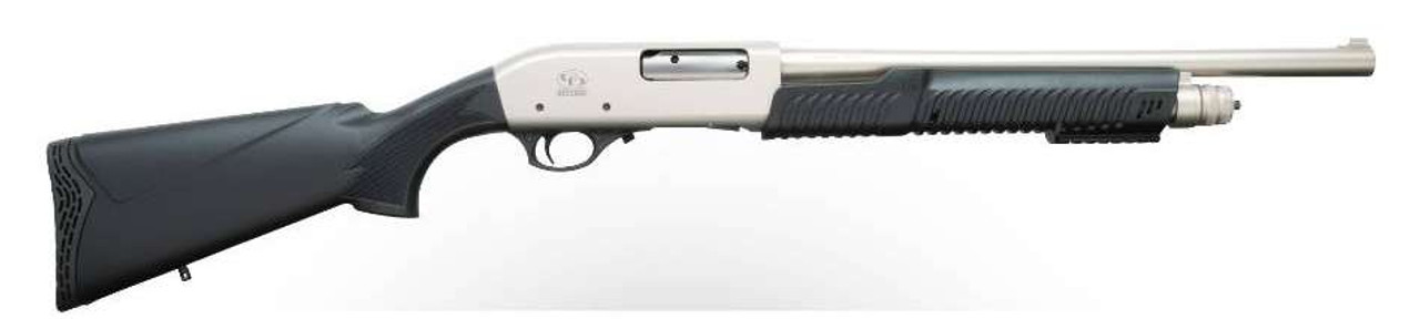 Charles Daly 301 Tactical Pump Action Shotgun Nickel 12GA 18.5" BBL NIB