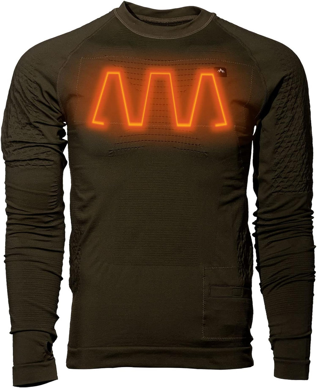 Heated Core ICONX Long Sleeve Shirt W/ Rechargeable Battery- Pine Creek- M Heated Core ICONX Long Sleeve Shirt W/ Rechargeable Battery- Pine Creek- M