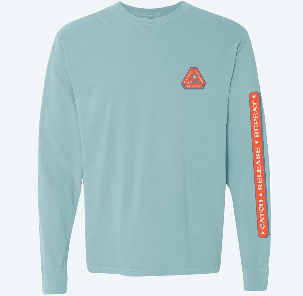 Costa Del Mar CRR Crest Long Sleeve 100% Cotton - Chalky Mint - X-Large