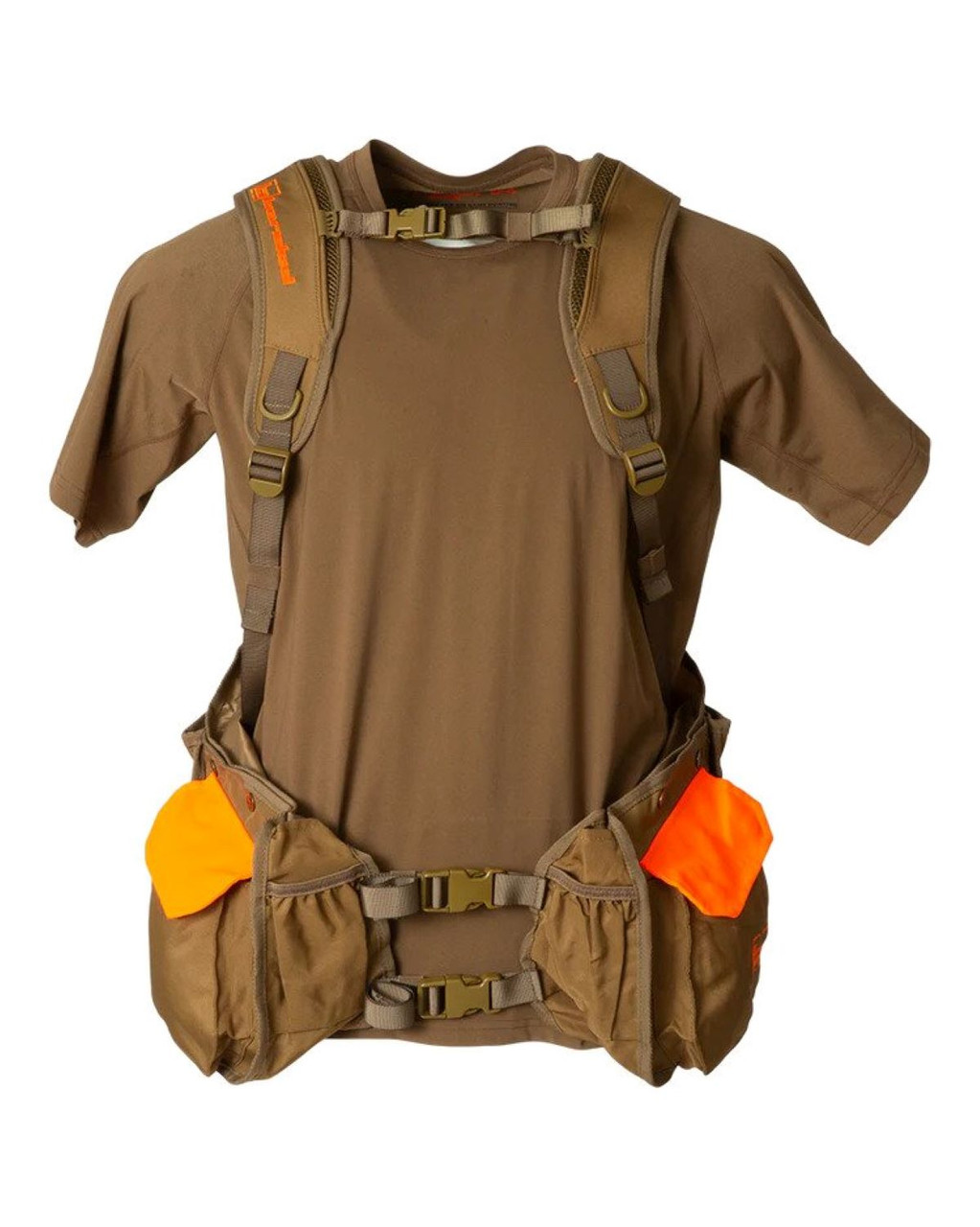 Banded Upland Strap Vest 3.0 1200D Water-Resistant Rip Stop Fabric - Brown