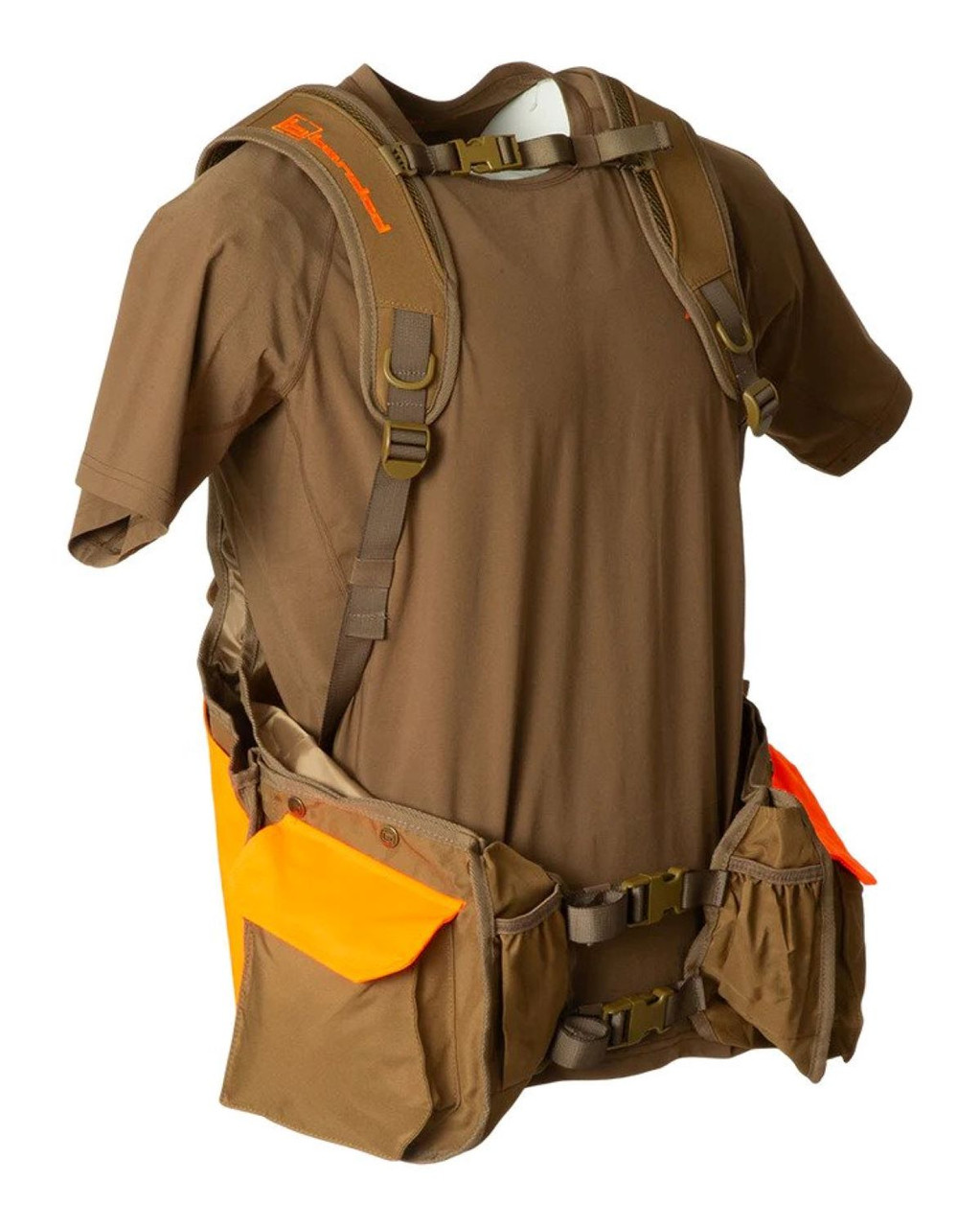 Banded Upland Strap Vest 3.0 1200D Water-Resistant Rip Stop Fabric - Brown