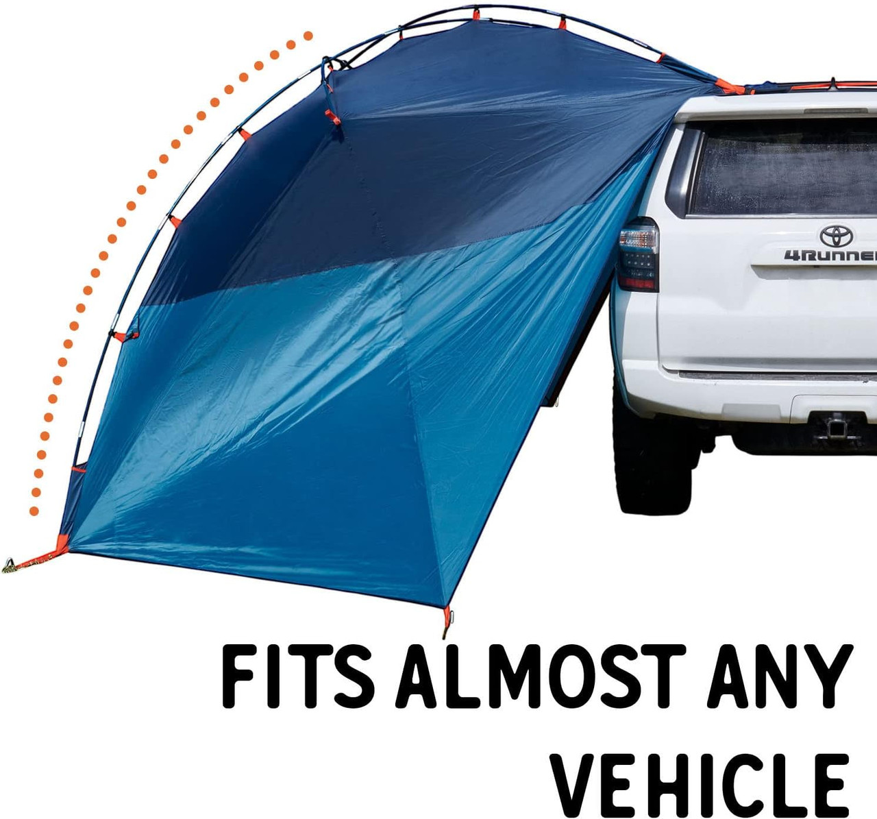 Kelty Backroads Shelter Universal Mounted Vehicle Shelter Zippered Entry