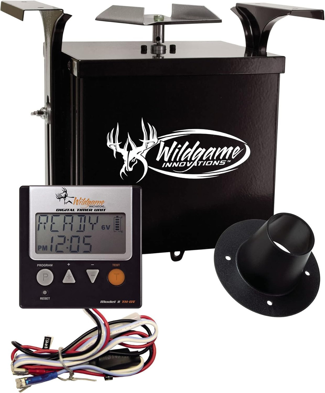Wildgame Innovations 6V Game Feeder Kit Digital Power Control Unit - Black Wildgame Innovations 6V Game Feeder Kit Digital Power Control Unit - Black
