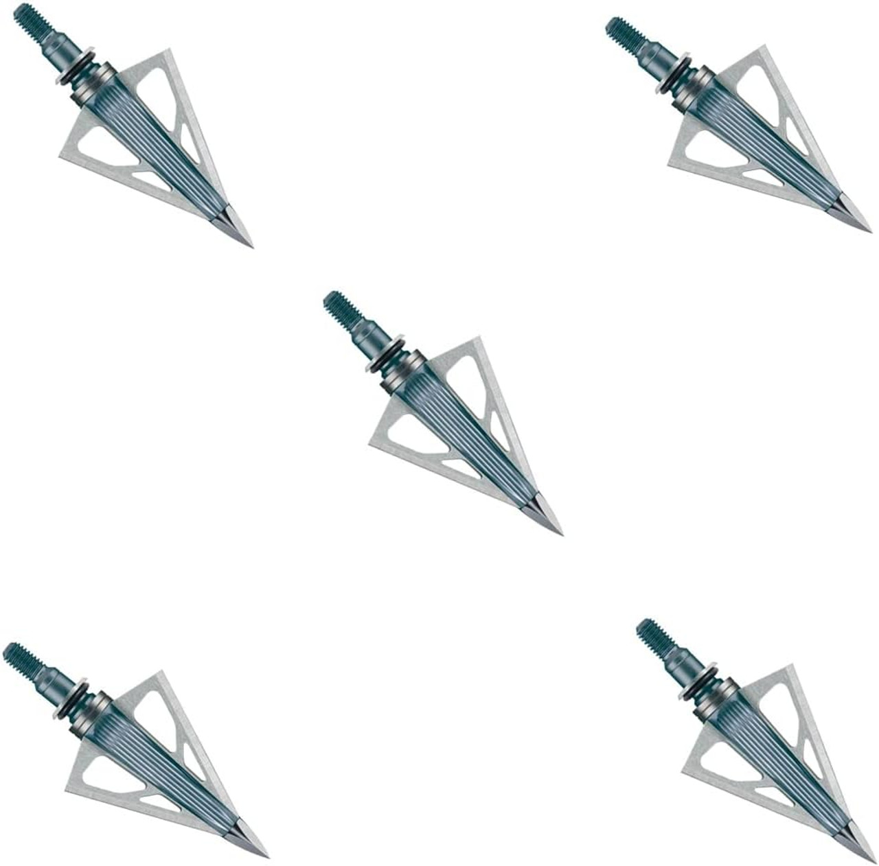 New Archery Products Thunderhead 100gr 1 3/16" 3 Blades Broadheads - 5 Pk