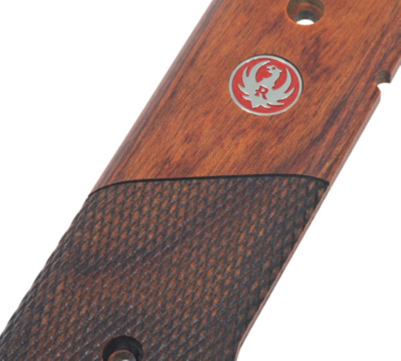 Ruger Mark III Cocobolo Grips - Ambidextrous - Lower Half Checkered -90257