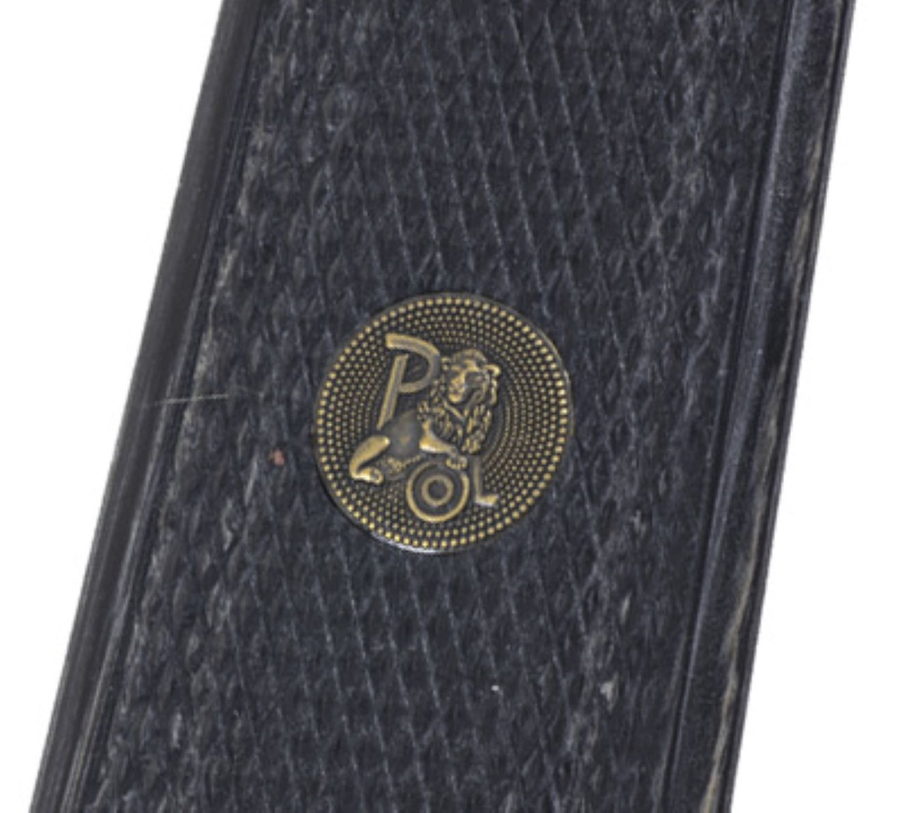 Ruger Mark II/III 22/45 Renegade Checkered Grips - Charcoal Silvertone Ruger Mark II/III 22/45 Renegade Checkered Grips - Charcoal Silvertone