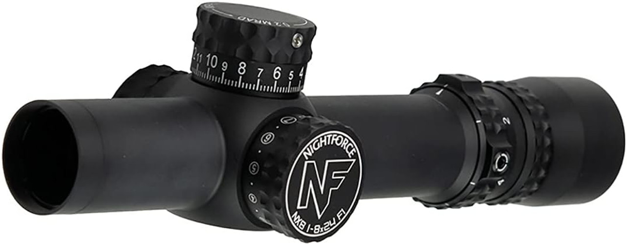 NightForce Optics NX8 1-8x24 F1 .2 Mil-Radian/Illum/PTL/FC-Mil - Black