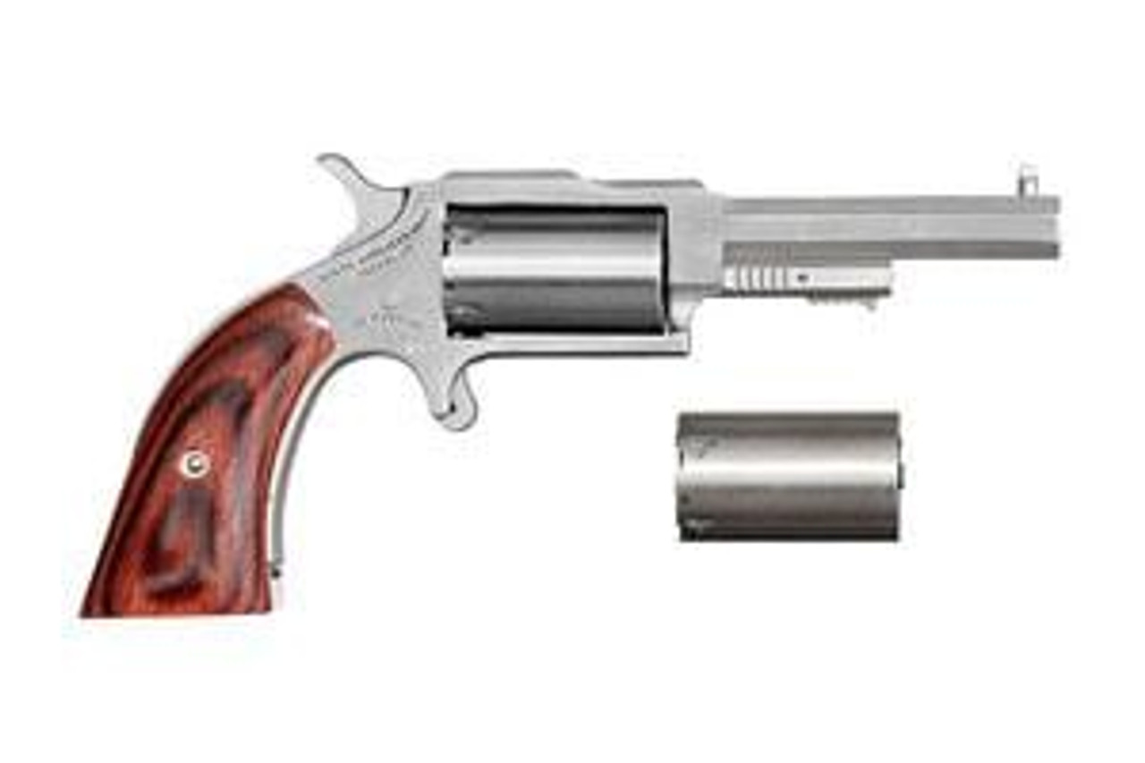 NAA 1860250C 1860 Sheriff 22LR 22WMR 2.50" BBL 5rd Stainless Rosewood