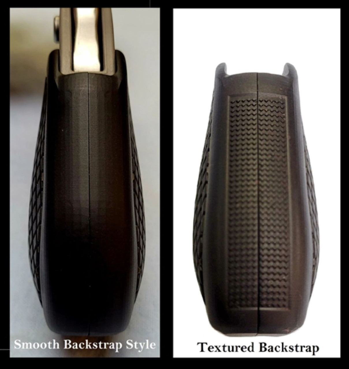 Bond Arms B6 Grips Standard Double Barrel Textured Backstrap Black Rubber