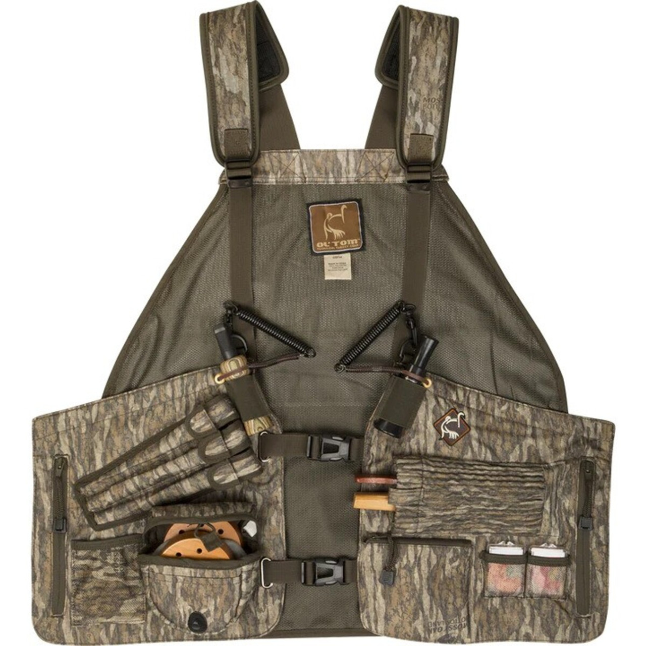 Drake Waterfowl Time & Motion Easy-Rider Turkey Vest - Mossy Oak Bottomland