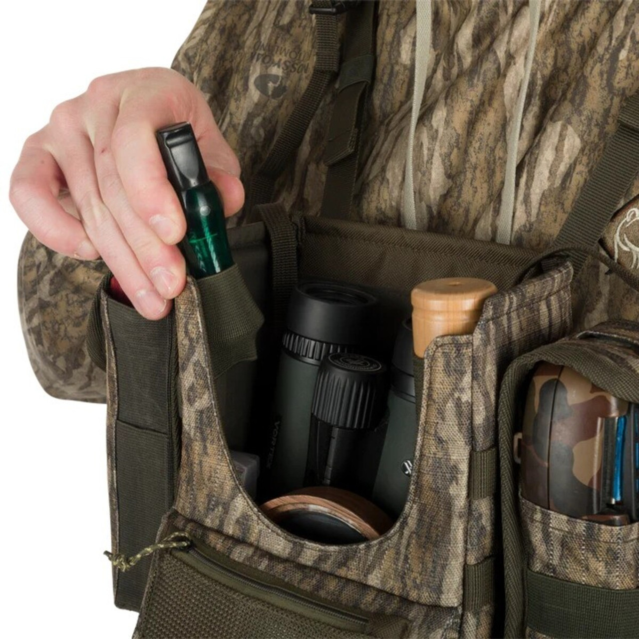 Drake Waterfowl Run-N-Gun Turkey Chest Pack - Mossy Oak Bottomland - OSFM