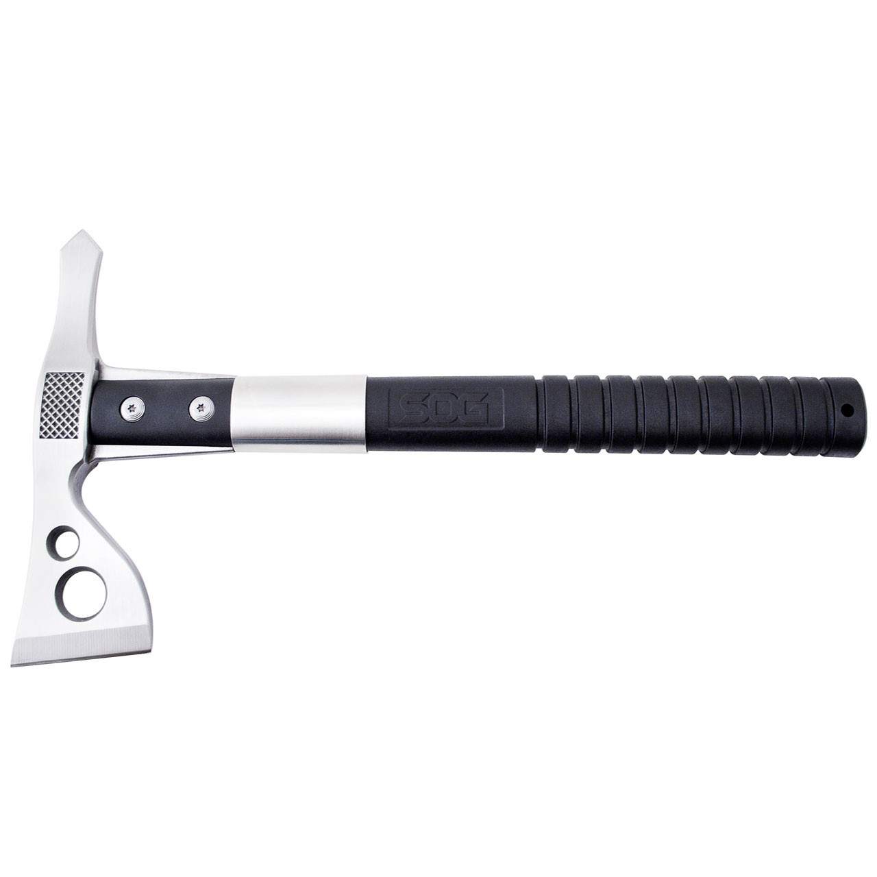 SOG FastHawk Polished Tomahawk Throwing Hatchet w/ Hammer Axe Edge & Sheath