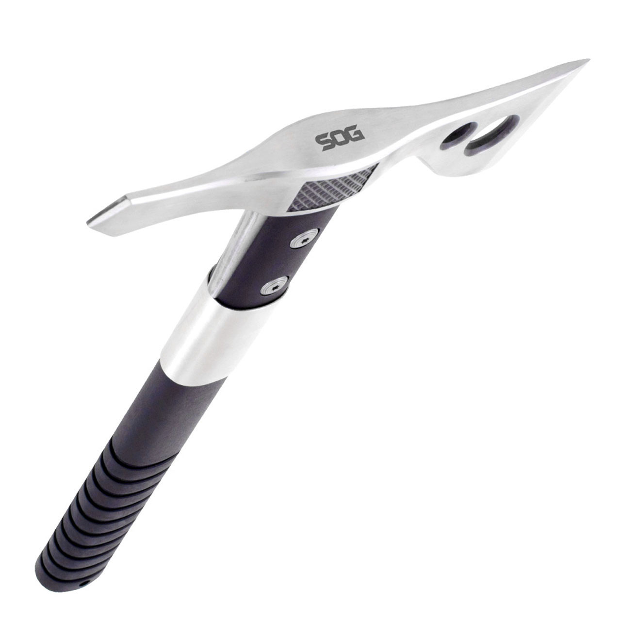 SOG FastHawk Polished Tomahawk Throwing Hatchet w/ Hammer Axe Edge & Sheath