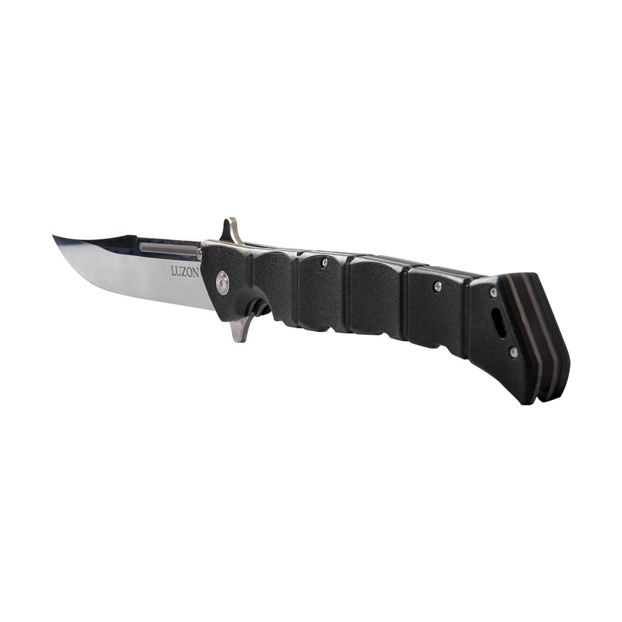 Cold Steel Luzon Series Folding Knife W/ Pocket Clip Large 6" Blade BLK/SLV
