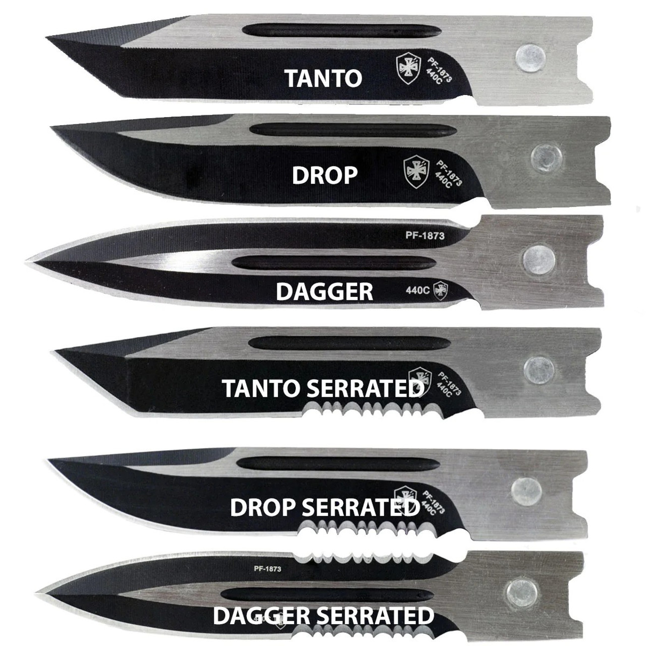 Templar Knife Come & Take It OTF Knife 3.5" Black SS Tanto Point Blade