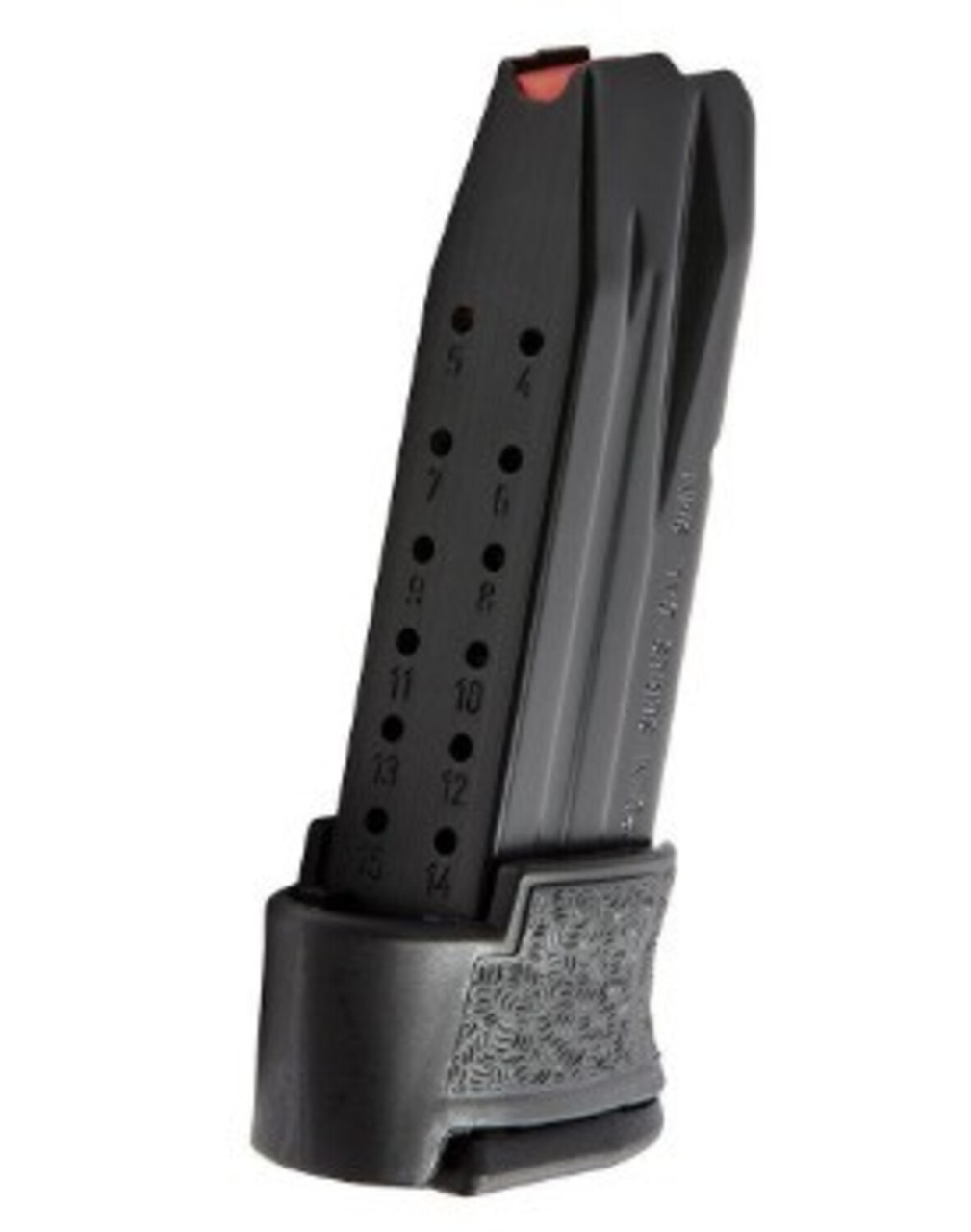 Walther PPQ M2 SC 9MM 15 Round Magazine W/Grip Extension Sleeve - Black