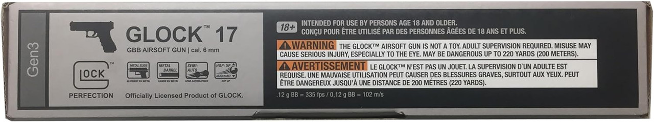 Umarex Glock 17 Gen3 GBB Blowback Slide 6mm BB Pistol Airsoft Gun Black