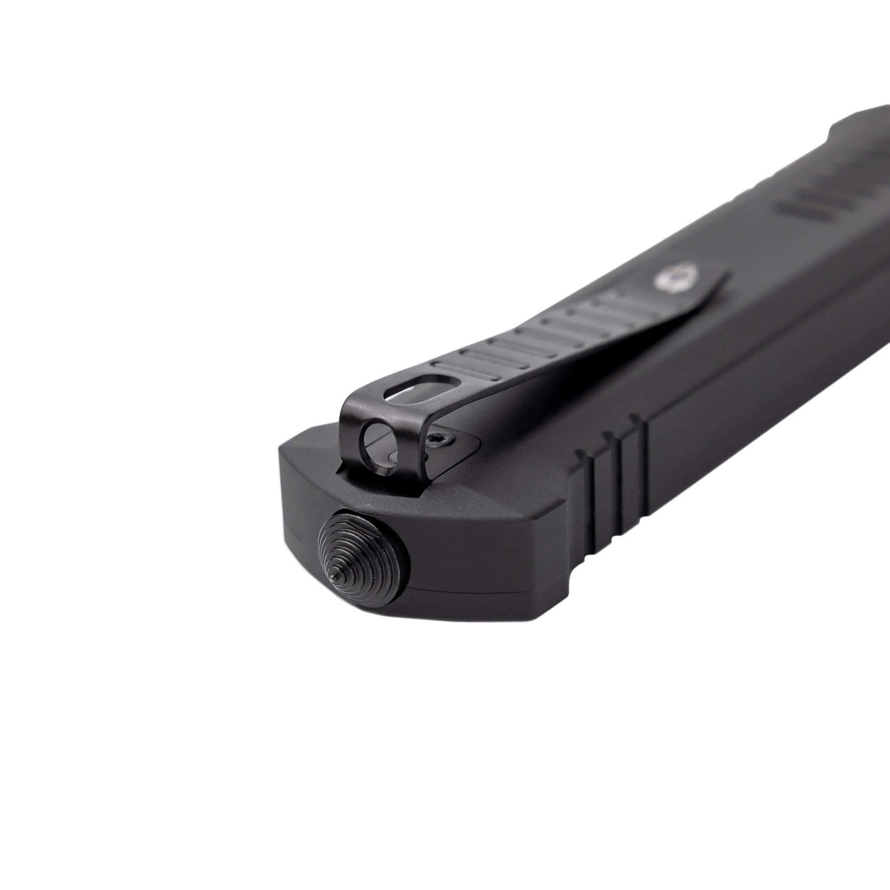 TEKTO A4 Humvee Automatic Knife Double-Edge Dagger Partial Serrated - Black