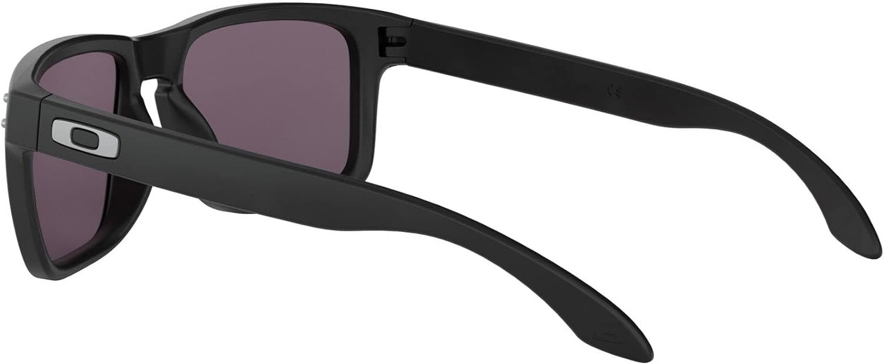Oakley Holbrook Square Sunglasses Matte Black/Prizm Black Polarized 57 mm