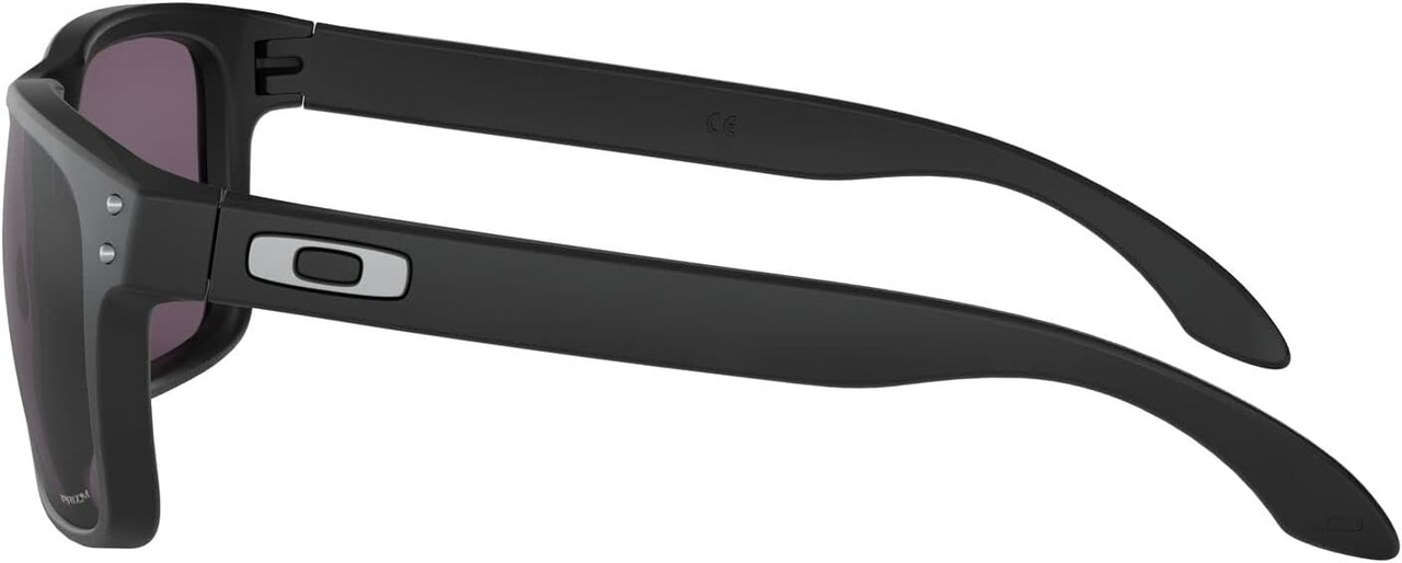 Oakley Holbrook Square Sunglasses Matte Black/Prizm Black Polarized 57 mm