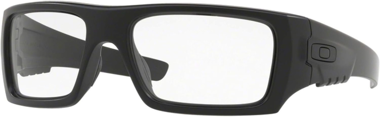 Oakley Men's Det Cord Rectangular Sunglasses Matte Black/Clear 61 mm