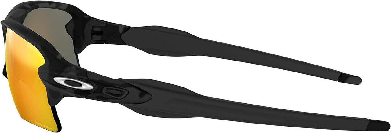 Oakley Men's Flak 2.0 XL Rectangular Sunglasses Matte Black Camo/Prizm Ruby