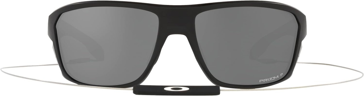 Oakley Men's Split Shot Rectangular Sunglasses Matte Black/Prizm Black