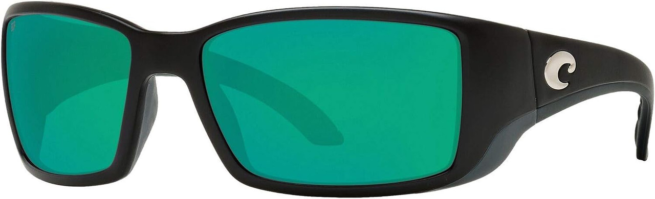 Costa Del Mar Men's Blackfin Polarized Round Sunglasses Matte Black