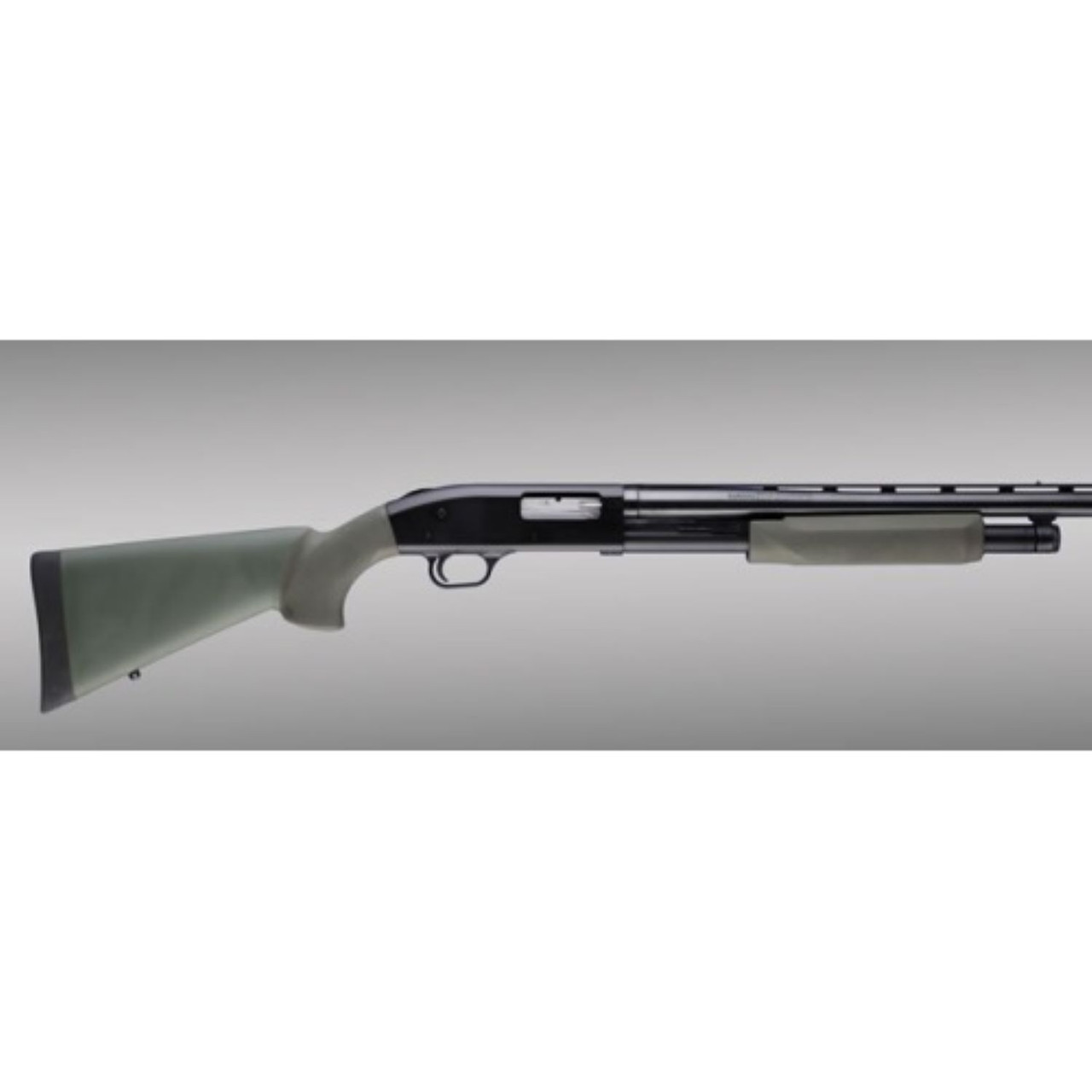 Hogue Mossberg 500 Overmolded Shotgun Stock & Forend Kit - OD Green - 12GA Hogue Mossberg 500 Overmolded Shotgun Stock & Forend Kit - OD Green - 12GA