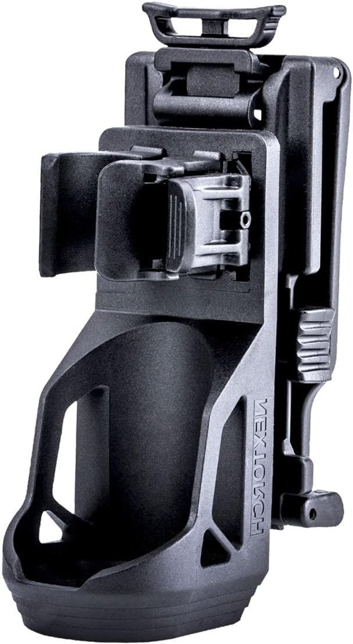 V51 Tactical Flashlight Holster w/Lever Side Lock System Adjust Belt Width