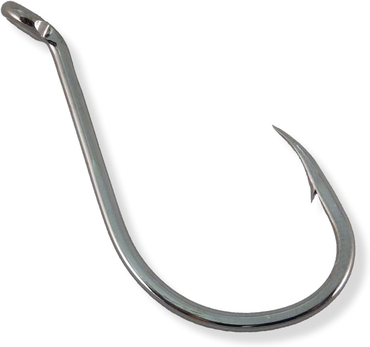 Owner Ultrahead Saltwater Bullet 3X Strong - Amo Jig Forgiato Per Acqua Salata Con Punta Super Needle Point, Finitura Black Chrome - 5