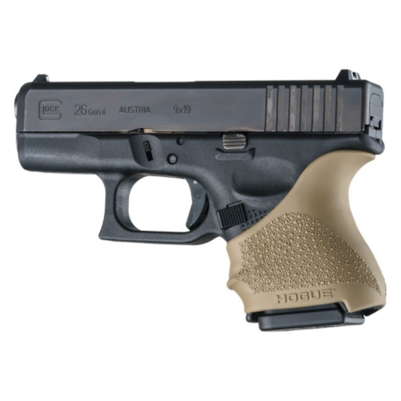 Hogue HandALL Beavertail Grip Sleeve Glock 26/27 - Flat Dark Earth 18603