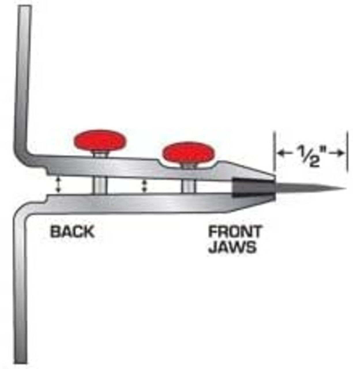 Lansky Sharpeners Rubber-Jaw Multi Angle Dual Thumbscrew Knife Clamp
