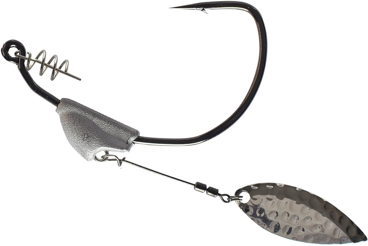 Owner Flashy Swimmer Willowleaf W/ Twistlock Centering Pin 10/0 1/2oz 2pk