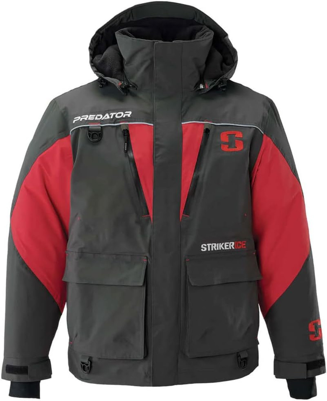 Striker ICE Insulated Waterproof Predator Jacket Charcoal/Red XXXL 3212410