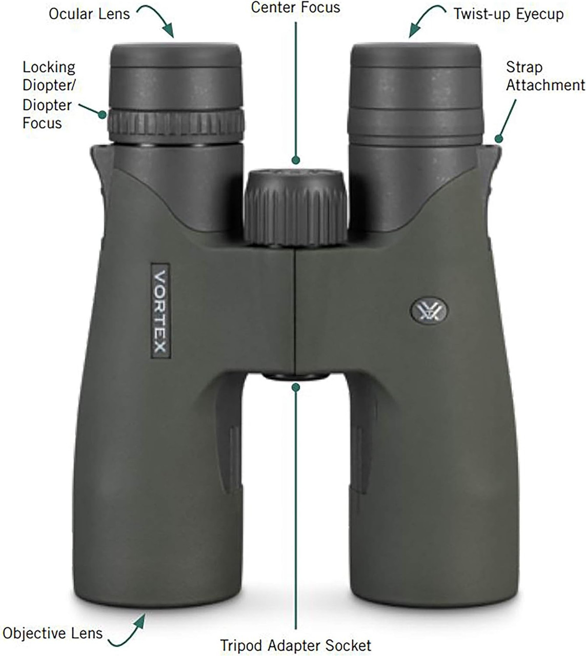 Vortex Optics Razor UHD 8x42 Binoculars & GlassPak Pro Binocular Harness