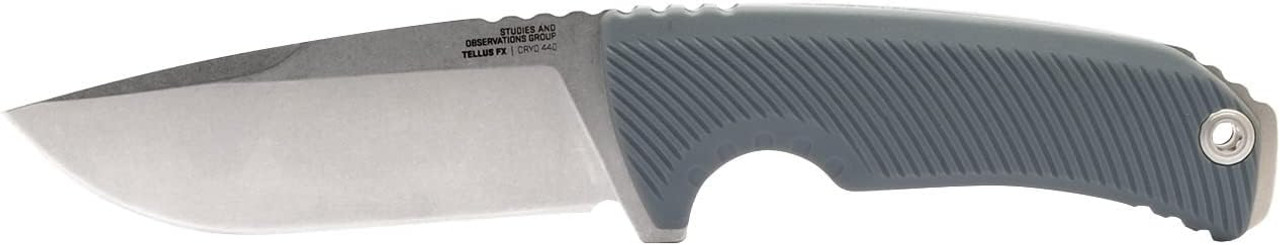 SOG Tellus FX Fix Blade Knife 4.2" Full-Tang GRN Hndl UMS Sheath Wolf Gray SOG Tellus FX Fix Blade Knife 4.2" Full-Tang GRN Hndl UMS Sheath Wolf Gray