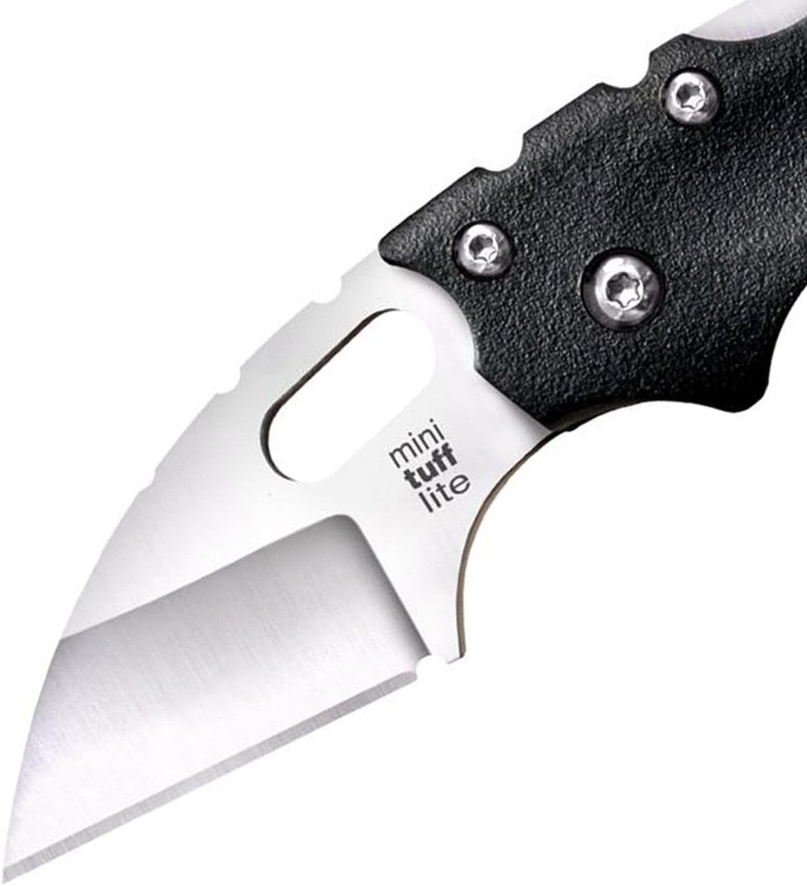 Cold Steel Mini Tuff Lite 2" 4034SS Sheepsfoot Razor Sharp Blade 3" Griv-Ex