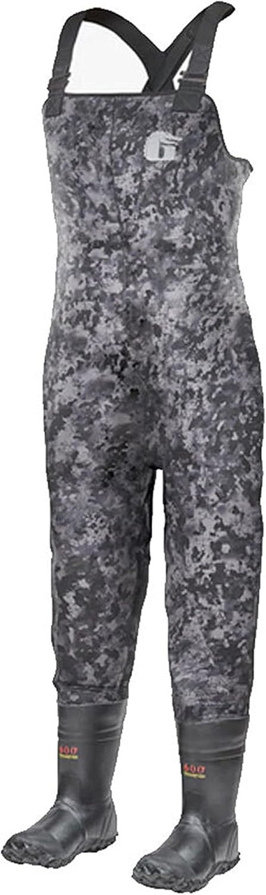 Gator Waders Men EVO1 Waders Mud Riding Neoprene - Black Seven -Regular 10