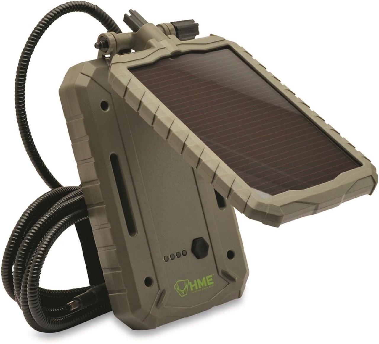 HME 5000 MAH Solar Power Panel Weather Resistant 10Ft Cord 4.5MM Adaptor HME 5000 MAH Solar Power Panel Weather Resistant 10Ft Cord 4.5MM Adaptor