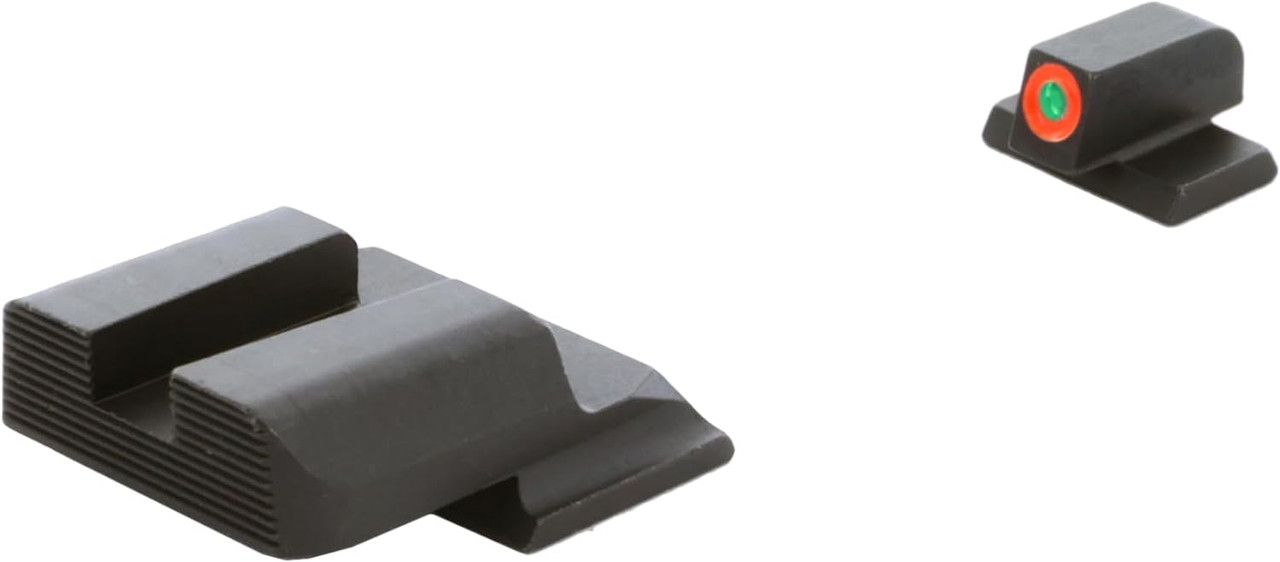 AmeriGlo Hackathorn Sight S&W Shield Tritium Orange Outline/Black - USED