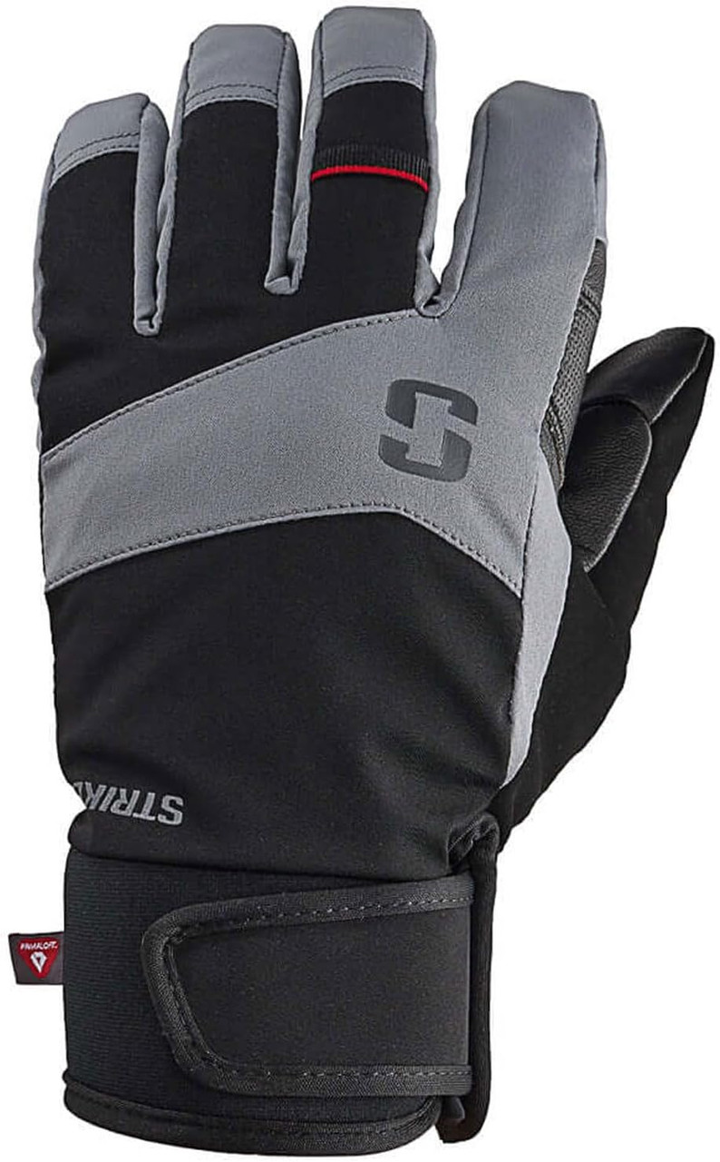 Striker ICE Apex Fishing Gloves Waterproof Breathable Black Grey X Large
