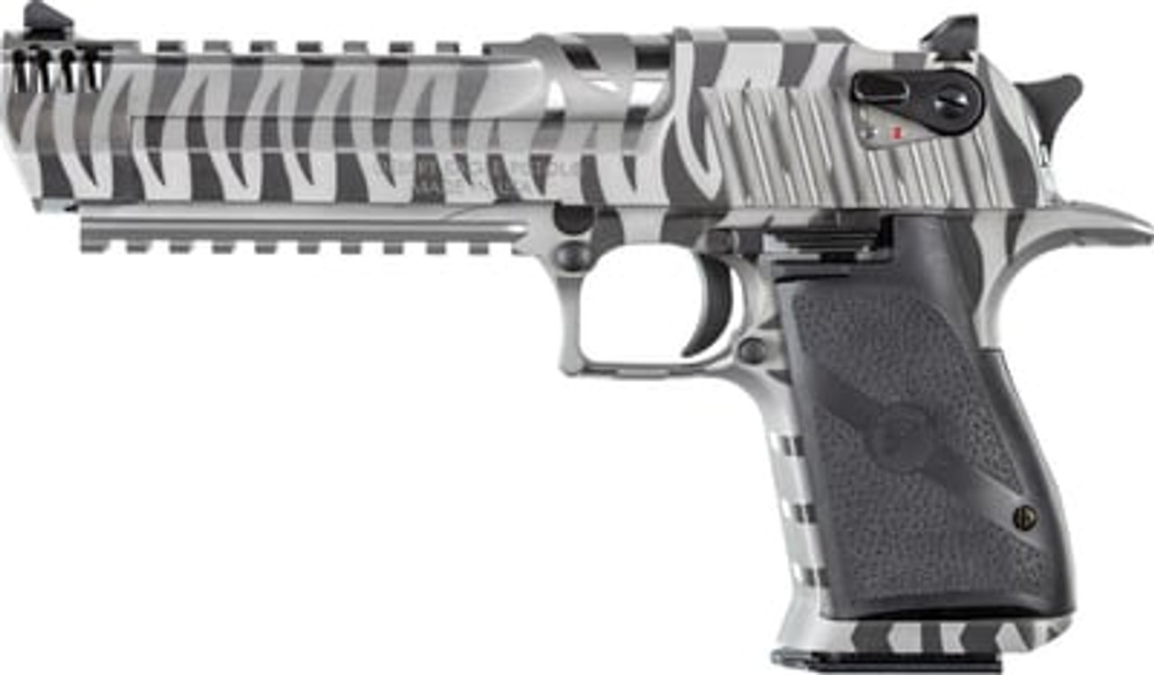 Magnum Research 44 Mag Mark XIX 6"BBL White Tiger Stripe SS Muzzle Break