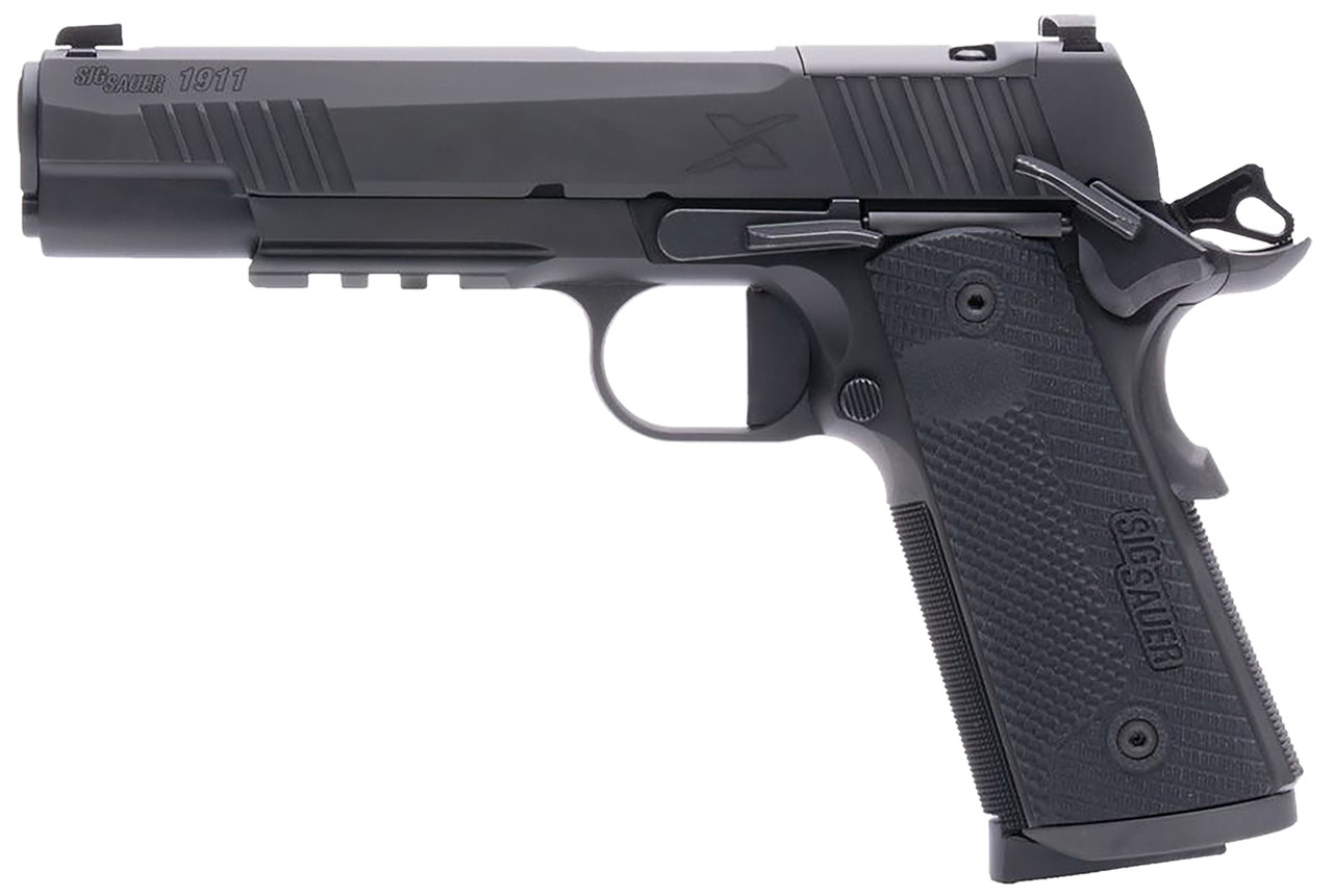 Sig Sauer 1911XR45BXR3 1911 XSeries 45 ACP 8+1 5" BBL Black DLC G10 Grip