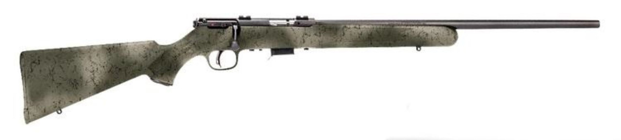 Savage Mark II F 22LR 21" BBL 10+1 Bolt Action Rifle Blued Laminated Camo