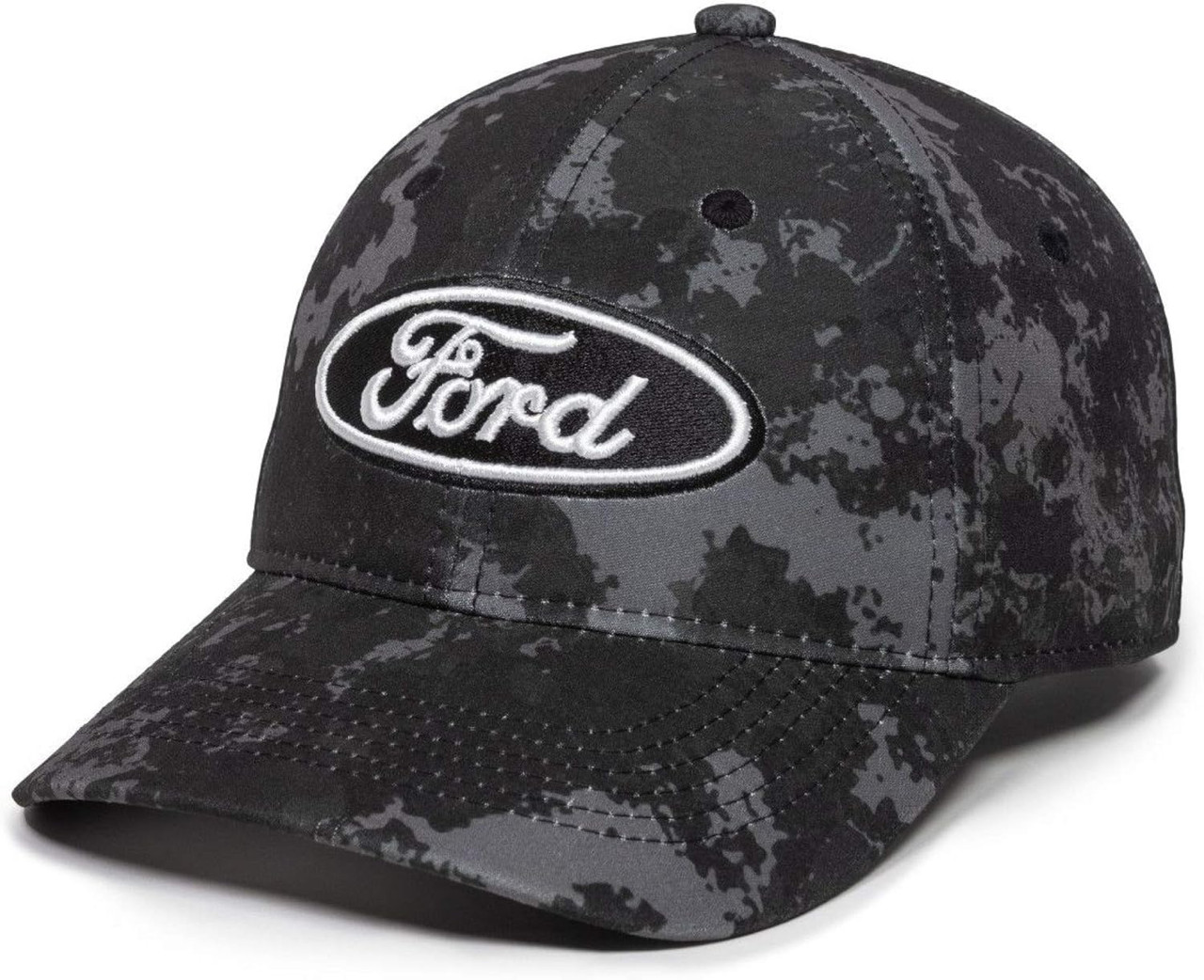 Outdoor Cap Ford Pre-Curved, Hook/Loop, Low Crown Hat - Veil Tac - FRD12A