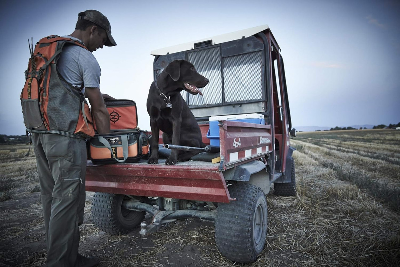 TENZING TZ BV16 Upland Bird Vest - Rip-Stop Blaze Orange - 13 Pockets M/LG TENZING TZ BV16 Upland Bird Vest - Rip-Stop Blaze Orange - 13 Pockets M/LG